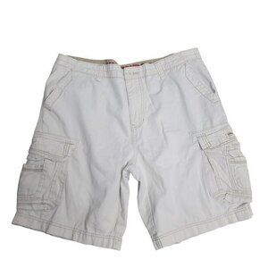 Union Bay Mens Size 40 Light‎ Tan Cargo Shorts 6 Pockets